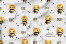 Laden Sie das Bild in den Galerie-Viewer, Bee Happy | Eigendesign | Sommersweat | Jersey | Softshell | Musselin | Baumwolle
