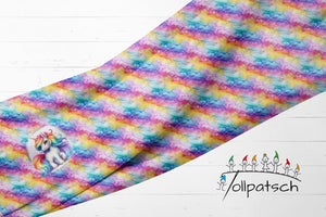 Happy Rainbow Panel - 75cm hoch - Eigendesign | Sommersweat | Jersey | Softshell