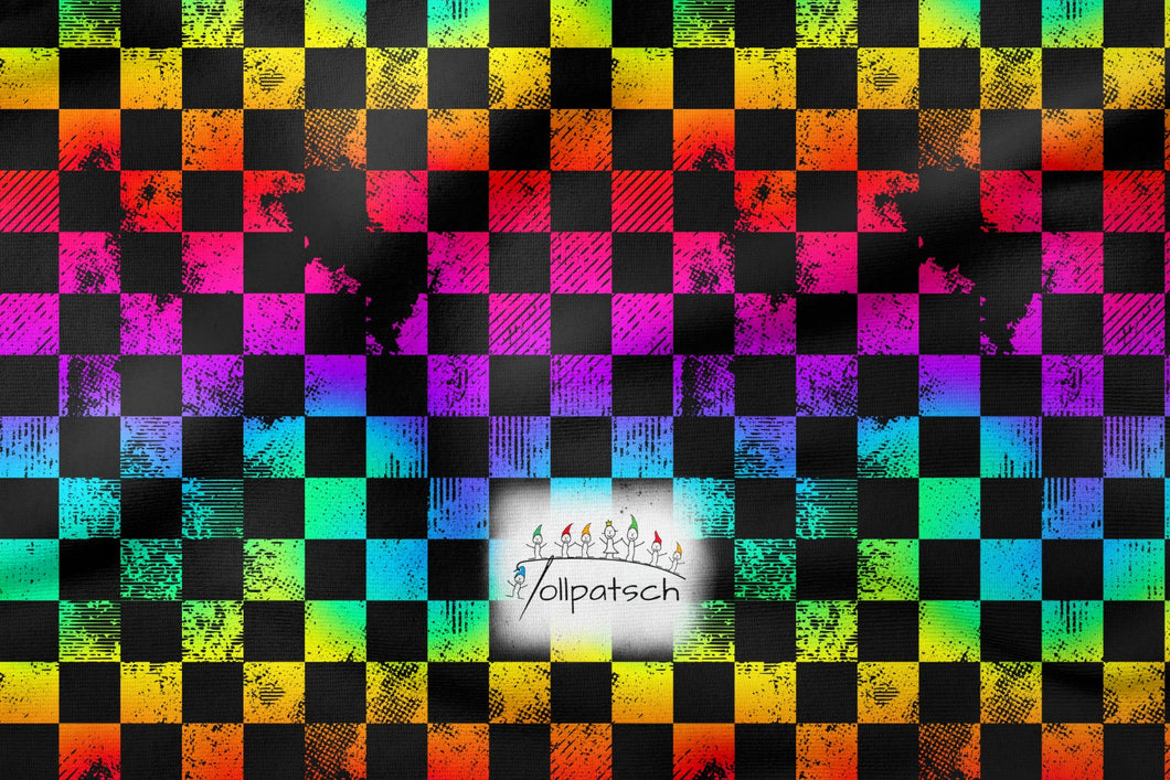 Softshell Rainbow checkered