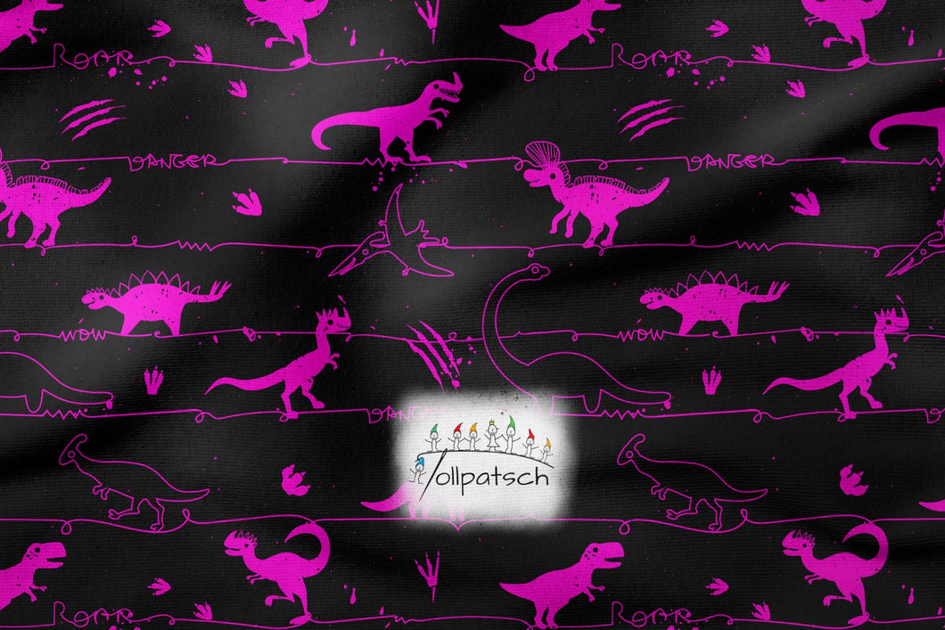 Softshell Dinoworld pink