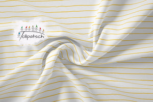 Streifen gelb | Eigendesign | Sommersweat | Jersey | Softshell | Musselin | Baumwolle