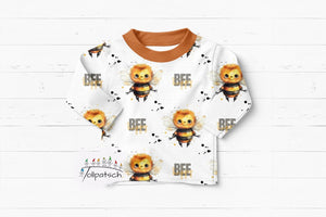 Bee Happy | Eigendesign | Sommersweat | Jersey | Softshell | Musselin | Baumwolle