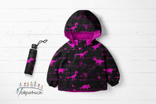 Laden Sie das Bild in den Galerie-Viewer, Softshell Dinoworld pink
