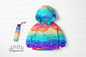 Softshell Rainbow fake Glitter 1