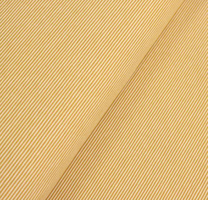 Baumwolljersey Tabby Streifen Senf gelb 260 - Tollpatsch Stoffe und Handmade