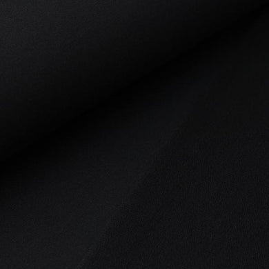 French Terry Uni schwarz 900 - Tollpatsch Stoffe und Handmade