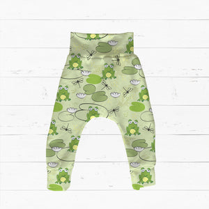 Sommersweat oder Jersey | Happy Frog green | Eigendesign - Tollpatsch Stoffe und Handmade