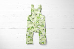 Sommersweat oder Jersey | Happy Frog green | Eigendesign - Tollpatsch Stoffe und Handmade
