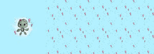 Sommersweat oder Jersey | Schnubbirella Schildi hellblau Panel 1 | Eigendesign