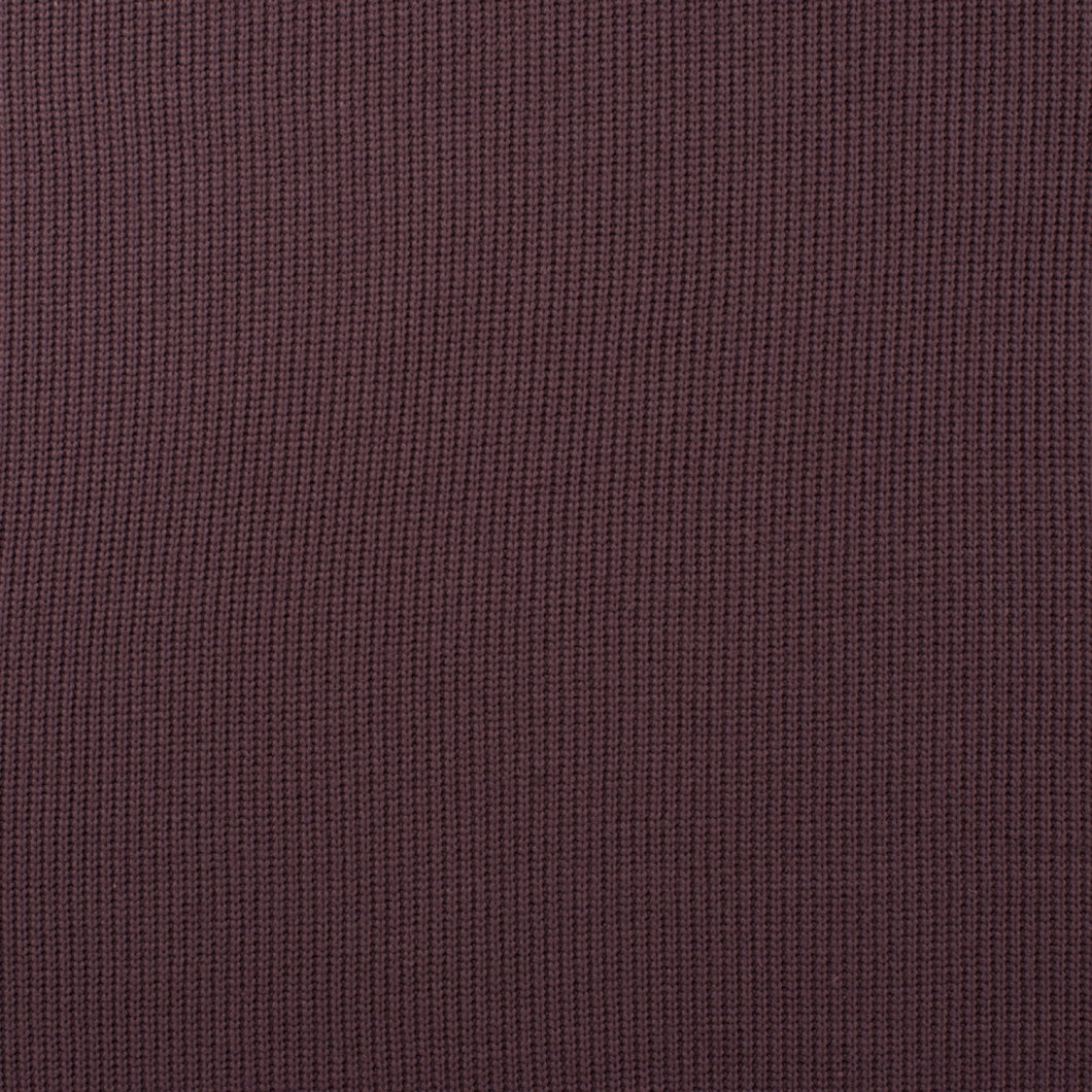 Strickstoff Cotton Knit Mauve lila