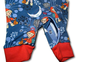 Baby Schlafanzug Sandmann 56 -  92 - Tollpatsch Stoffe und Handmade
