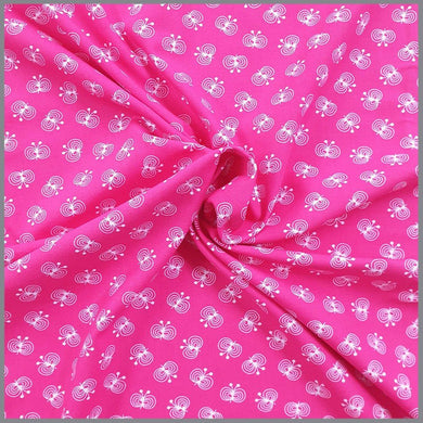 Baumwolle Popeline Schmetterling Flutter pink - Tollpatsch Stoffe und Handmade
