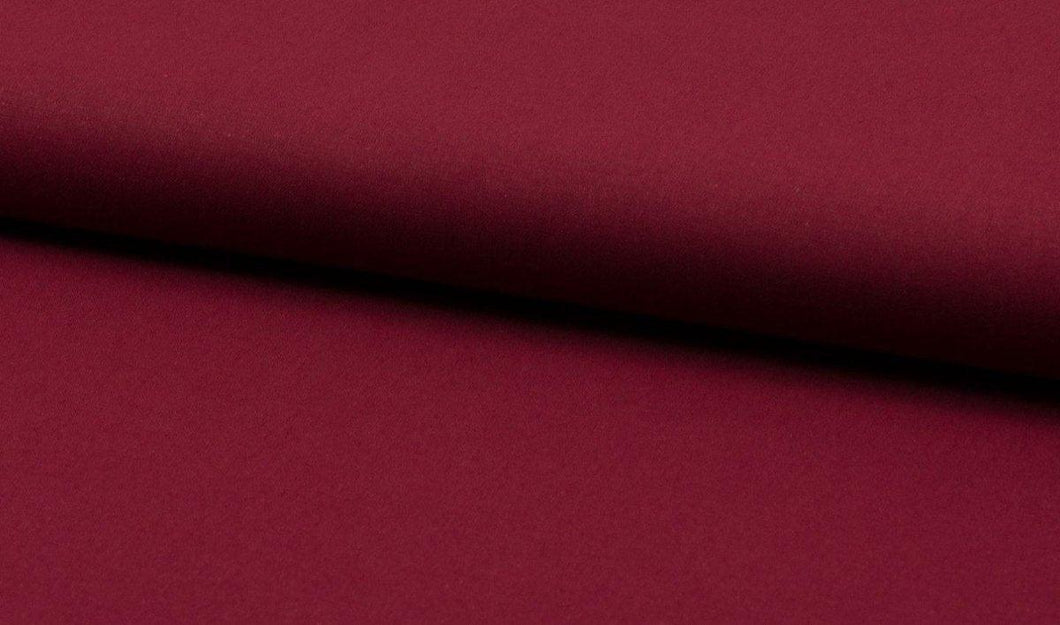 Baumwolle Uni burgundy - Tollpatsch Stoffe und Handmade