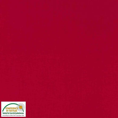 Baumwolle Uni rot Swan Solid 12 - Tollpatsch Stoffe und Handmade