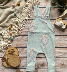 Sommersweat oder Jersey | Flying little bear mint | Eigendesign - Tollpatsch Stoffe und Handmade