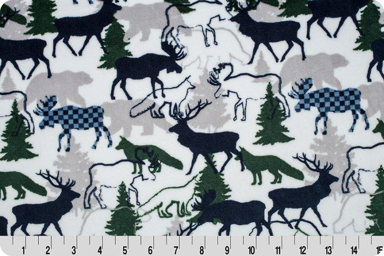 Forest Park Cuddle Navy Shannon Fabrics - Tollpatsch Stoffe und Handmade