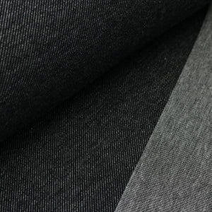 Jeansjersey schwarz Jeans optik - Tollpatsch Stoffe und Handmade