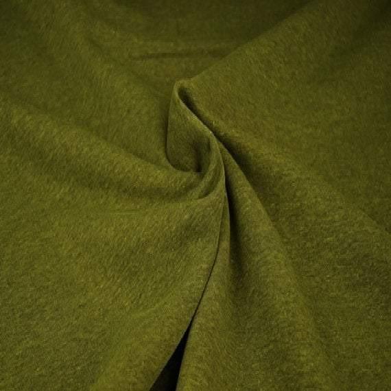 Sweat gerauht Black Yarn grün - Tollpatsch Stoffe und Handmade